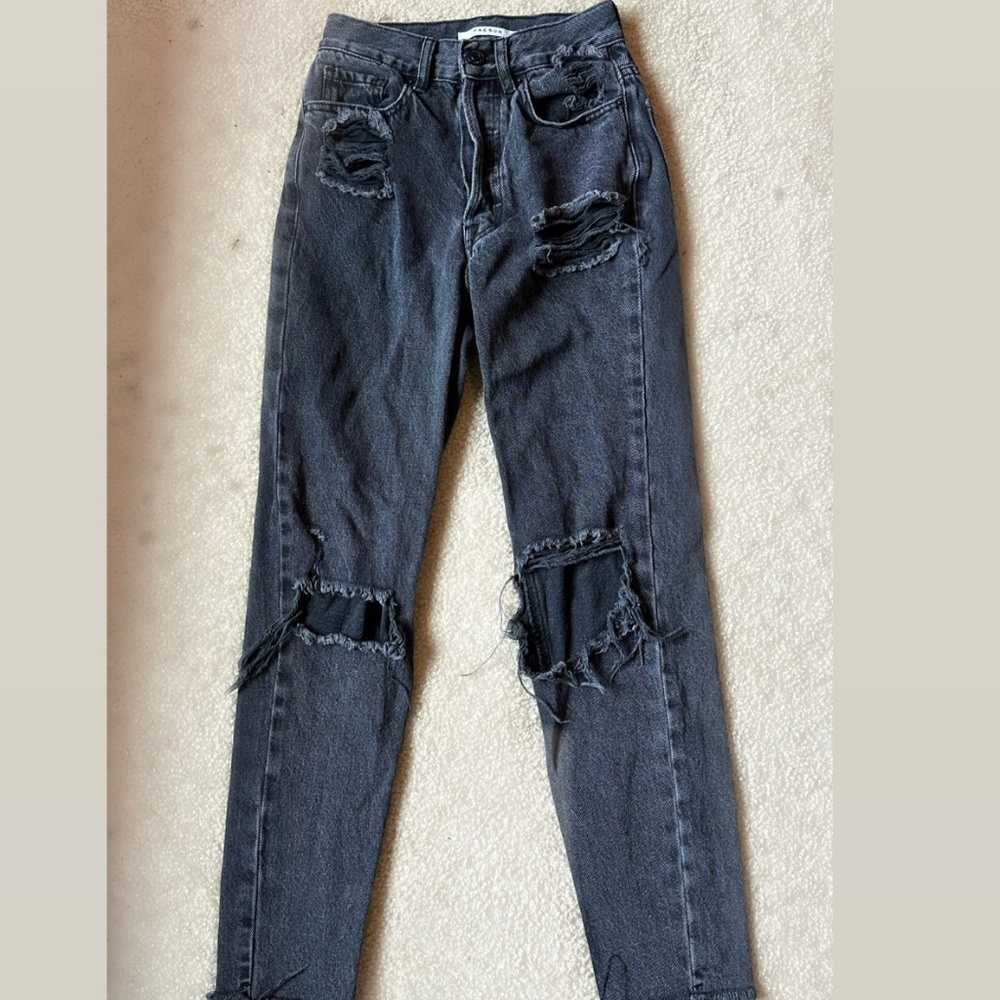 PACSUN • black ripped jeans